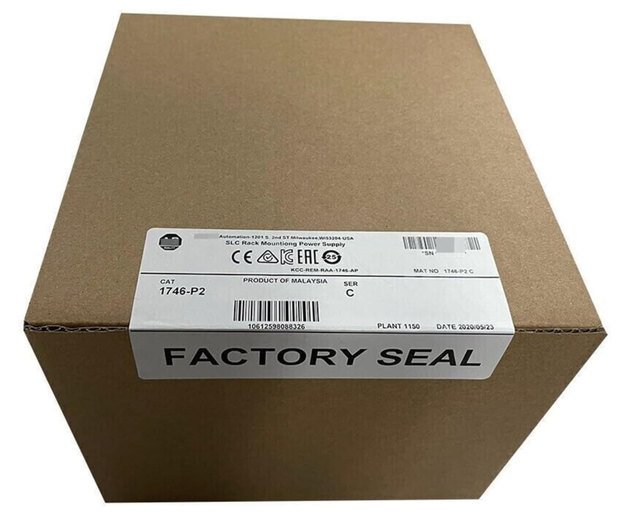 Allen-Bradley 1746-P2 SLC Power Supply – Rack Mount 85-265 VAC Input 24 V DC Output
