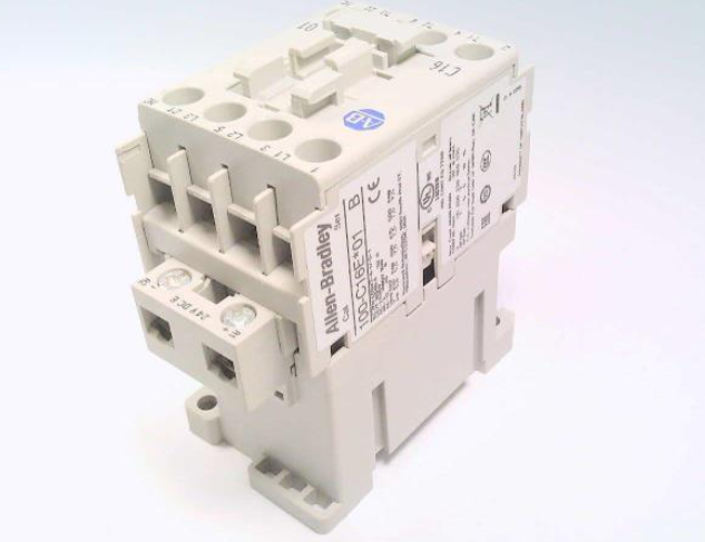 Allen-Bradley 100-C16EJ01 IEC Contactor – 16 A, 3-Pole, 24 V AC/DC Electronic Coil, Motor Load