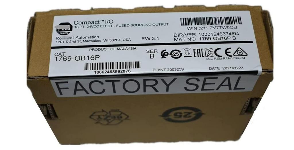 Allen-Bradley 1769-OB16P CompactLogix Digital Output Module – 16-Point 24 V DC Sourcing Outputs (Protected)