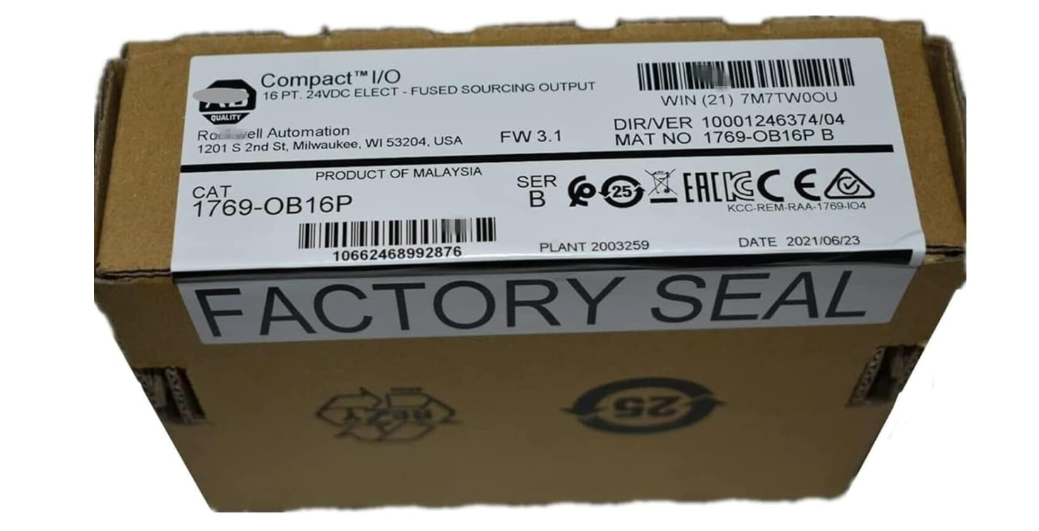 Allen-Bradley 1769-OB16P CompactLogix Digital Output Module – 16-Point 24 V DC Sourcing Outputs (Protected)